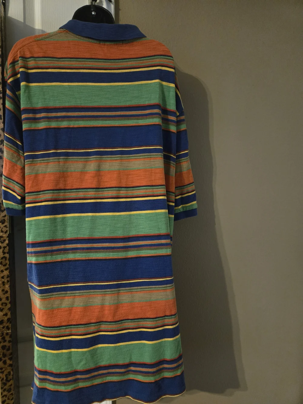 Vintage 90s Polo Ralph Lauren Serape Stripe Polo Shirt Mens XLT TALL